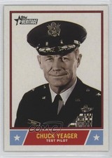 2025 Topps Heritage Notable Americans Chuck Yeager #NS-38 0sb5