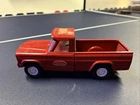 Vintage 1960's Tonka Red Jeep Pickup Pick-Up 9” Pressed Steel Truck