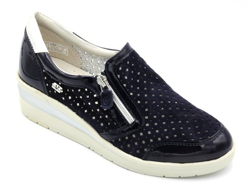 VALLEVERDE SNEAKERS SCARPE TENNIS DONNA CON ZEPPA COL. BLU COMFORT n.41 |  eBay