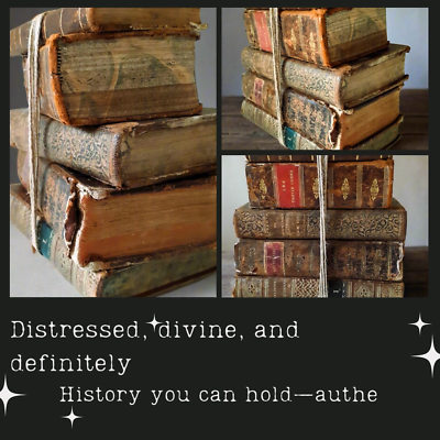 Antique Book Stack – 5 Rare Books (1773–1834) | 250-Year-Old Book