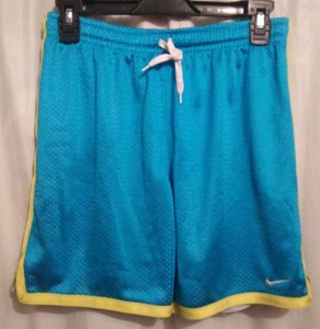 blue and yellow nike shorts