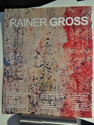 RAINER GROSS ART PIECES VTG ORIG 2004 ADVERTISEMENT | eBay