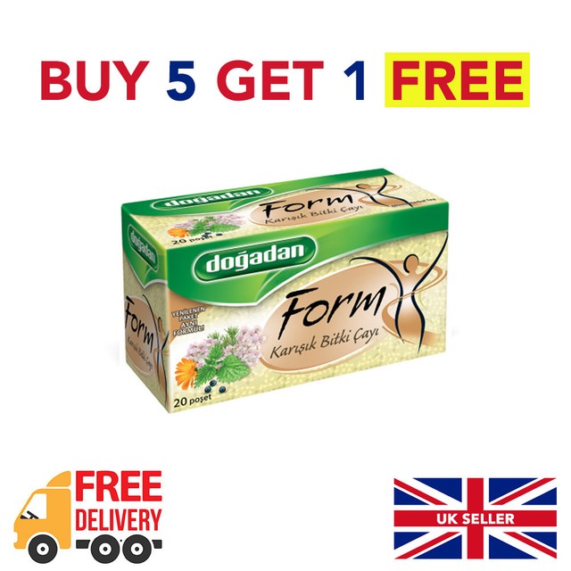 Dogadan Form Turkish Herbal Tea Weight Loss Karisik Bitki Cayi 3 Boxes