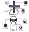 thumbnail 3 - 2Fit-Head-Harness-Neck-Exercise-GYM-Training-Dipping-Weight-Lifting-Chain-Adjust