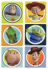 25 Toy Story Stickers, 2.5" x 2.5" each