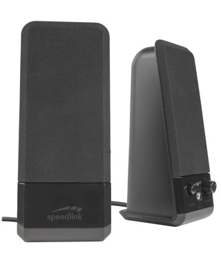 Speedlink EVENT Stereo PC Speaker - PC Lautsprecher mit Klinkenstecker 3,5mm