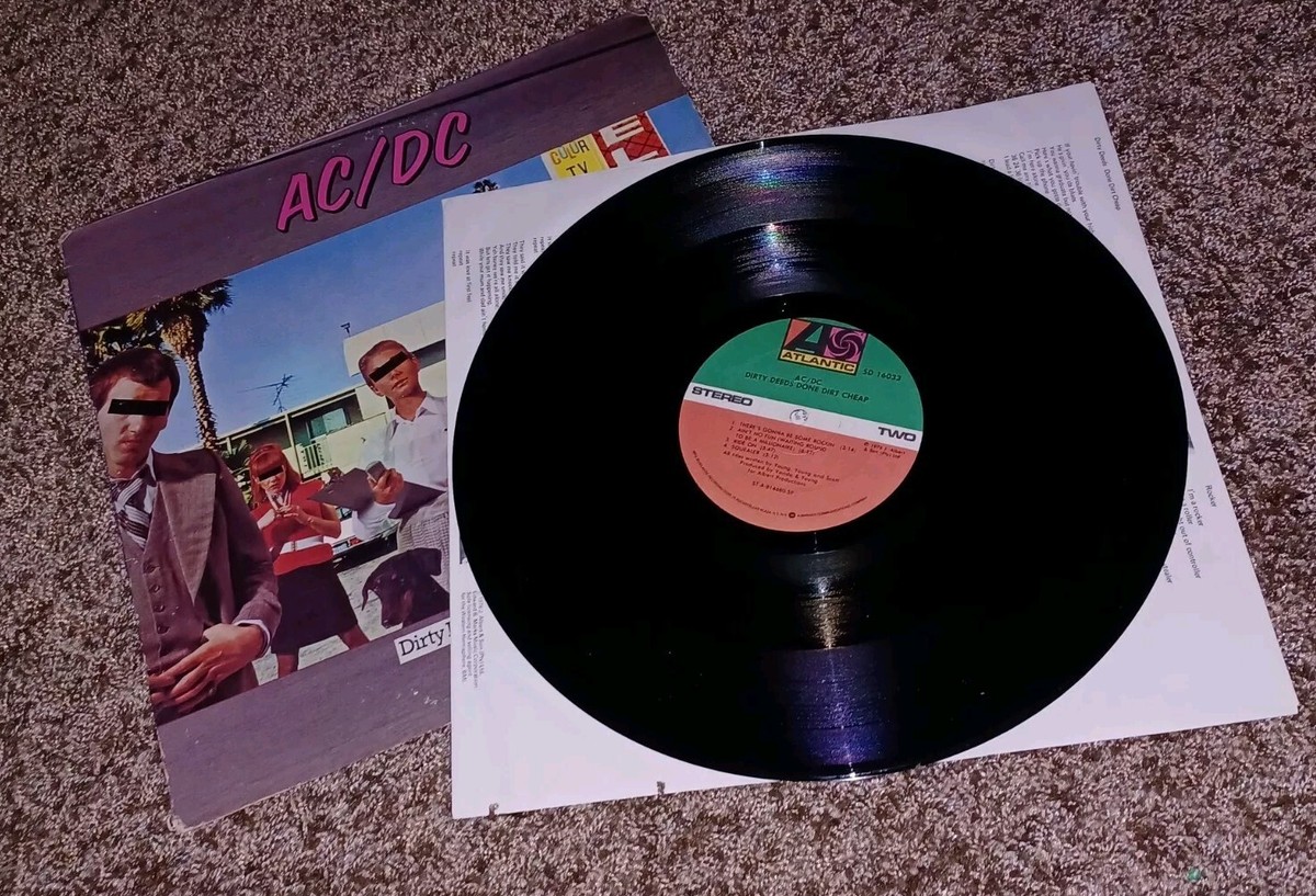 AC/DC Dirty Deeds Done Dirt Cheap Atlantic SD 16033 (1981) W