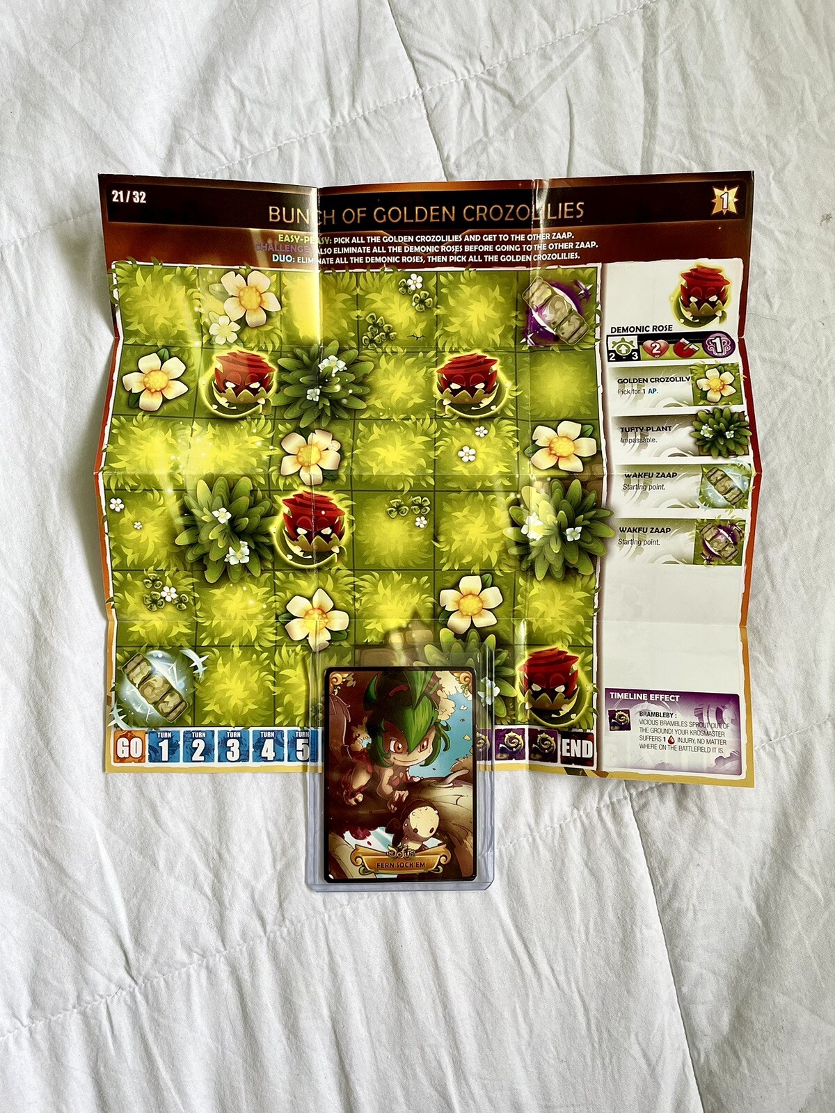 SAOLA Nuovissimo di zecca! Non giocato! Dofus Krosmaster Arena Fern Sock'Em solo carta personaggio!