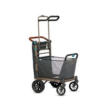 Beach Foldable Cart - Collapsible  Folding Cart with Wheels for Sand  All T...