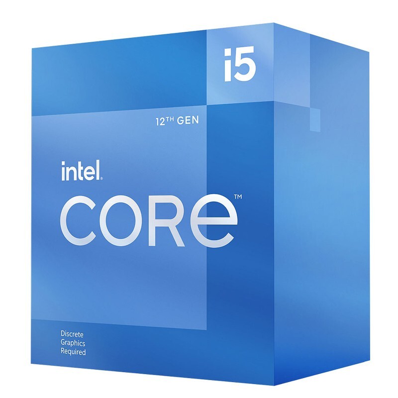 Processeur Intel Core i5-12400F pour PC de Bureau Multitâche et Jeux Vidéo
