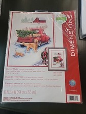 Dimensions Counted Cross Stitch Kit 10"X14"-Winter Ride 14 Count 