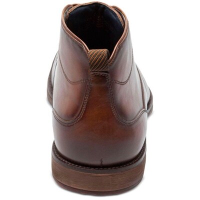 Stacy Adams Mens Brown Kyron Plain Toe Lace Up Chukka Boots  display picture 3