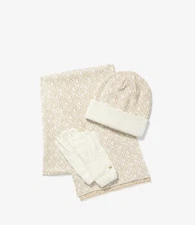 Michael Kors Logo Knit Cold-Weather Set