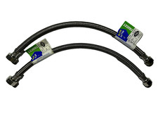 BrassCraft- Connectors Polymer Braid 16", FIP to Faucet 1/2", Comp to Valve 1/2"