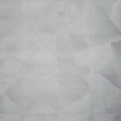 Modern Gray off White Square triangles lines textured wallpaper roll 3D illusion