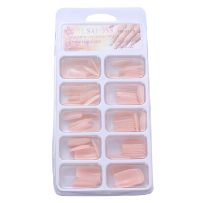 100PCS Nail Tips Artificial False Fake Nails Tips Nail Art for Nail Salons