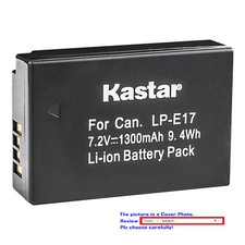 Kastar Replacement Battery Pack for Canon LP-E17 LPE17  Canon EOS 750D Camera