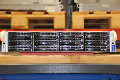 Supermicro Server CSE-826 12Bay 3,5  12GB Exp. 3,2TB  NVME 40Gbe 128GB DDR4 X10