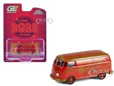 VOLKSWAGEN TYPE 2 PANEL VAN "2025 YEAR OF THE SNAKE" 1/64 BY GREENLIGHT 30531