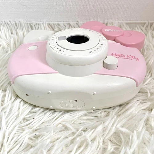 FUJIFILM HelloKitty Fuji Instant Camera Kit Cheki Instax Mini Series Pink Tested - Picture 2 of 4