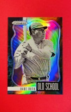 Babe Ruth-2021 OLD SCHOOL PANINI RAINBOW PRIZM 🌈ONLY ONE ON EBAY🌈