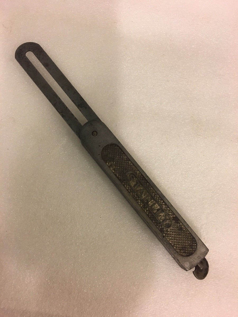 vintage an・an no.18 Vintage Stanley 8'' Early No 18 Steel Sliding Bevel Square 1898