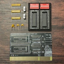 DoubleROM - Dual Bootable ROM ISA Card DIY Kit (No EEPROMS Included)