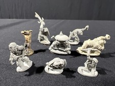 Vintage 1979 Ral Partha Metal Miniature Lot Of 8