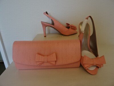 Jacques Vert Coral Wedges For Wedding Fascinator Wedding Guest