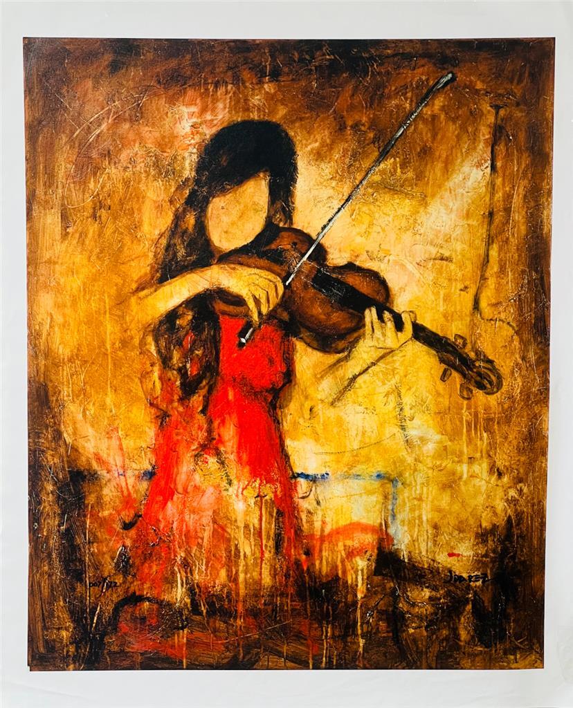 Joarez Vivian Hand Signed Limited 1 Giclee on Canvas Women