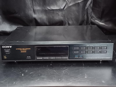 SONY ST-S222ESX FM/AM tuner Adopts new 500-element PLL MPX IC (CXA 