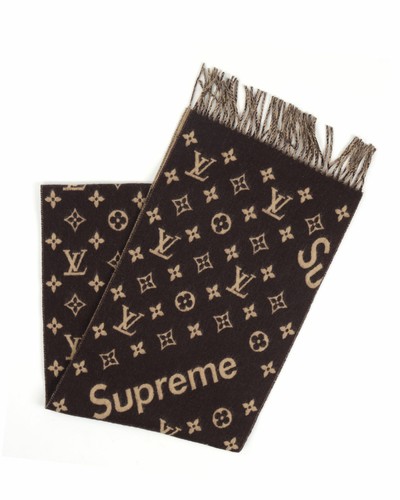 Louis Vuitton x Supreme Cashmere Scarf 