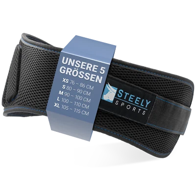STEELY SPORTS Gürtel Krafttraining | Fitnessgürtel  geeignet für Frauen & Männer - Bild 1 von 4