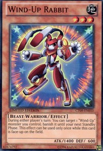 Wind-Up Rabbit - CT09-EN010 - Super Rare - Limited Edition x3 - Lightly Played