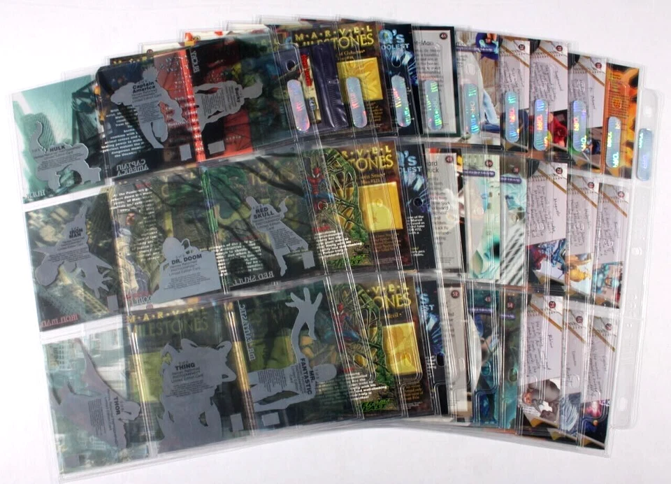 1997 FLEER/SKYBOX MARVEL PREMIUM QFX COMPLETE SET OF 72/72 CARDS PLUS MORE MINT! - Image 2 of 4