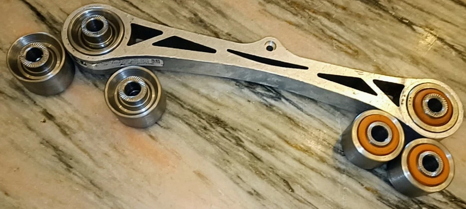 Tesla S X Rear Camber Links Heavy Duty Spherical Bushings Upgrade (2) - Image 2 of 4