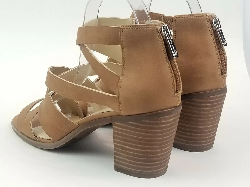 Jessica Simpson Women's JP-KALANIA Brown Strappy Block Heel Sandals Size 9 - Image 3 of 4