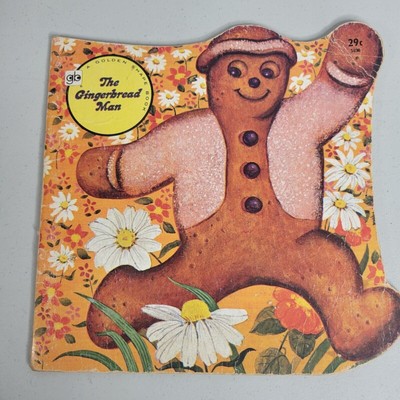 Golden Shape Books Gingerbread Man Soft Cover Vintage 1973