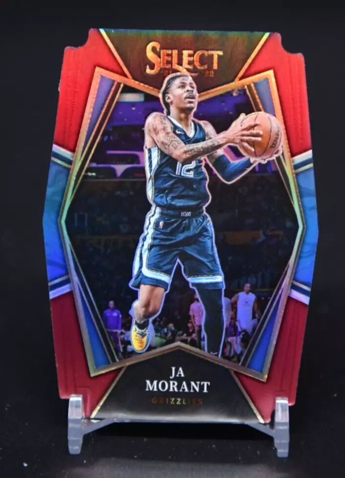 2021-22 Select Basketball Ja Morant Red Maroon Die Cut /175 - Grizzlies 🔥🔥🔥