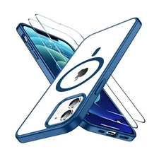 Temdan Magnetic Case for iPhone 12 Case & iPhone 12 Pro Case Clear,[Compatibl...