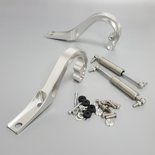 Billet Left & Right Aluminum Hood Hinges Kit for Chevrolet Camaro 1967-1969 Pair - Picture 7 of 9