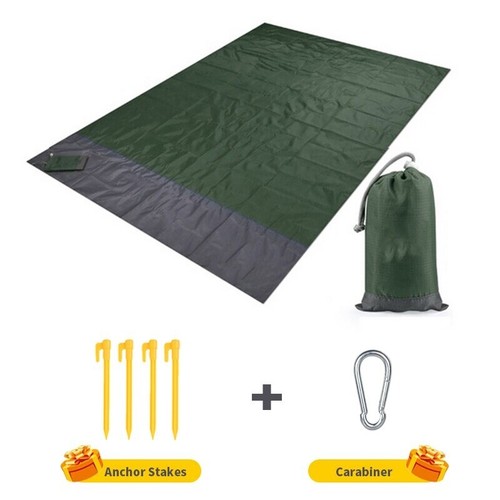 Beach Towel Blanket portable lightweight outdoor picnic mat sand free towel - Picture 7 of 12