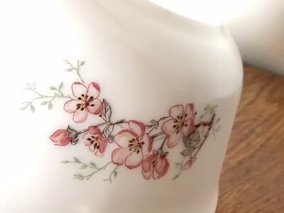 Lot De 3 Saladiers En Verre Arcopal à Facettes – Décor Fleuri Blanc, Vintage Et Sympa