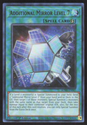 3x Additional Mirror Level 7 BLMR-EN047 Yu-Gi-Oh
