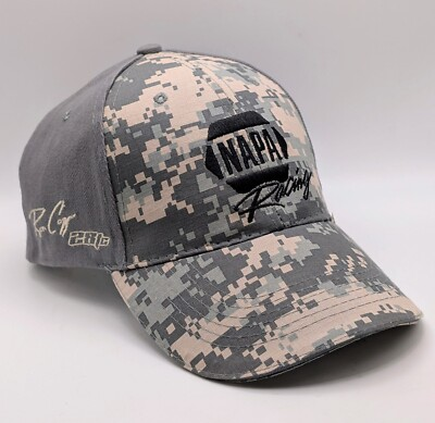 #ad NAPA RACING DIGITAL CAMO HAT INTREPID FALLEN HEROES FUND RON CAPPS Strap Back $6.99