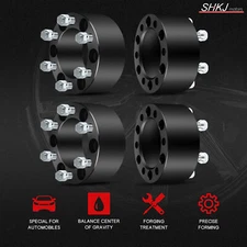 (4) 3" Whee Spacers 6X5.5 14X1.5 For Silverado 1500 Avalanche Cadillac Yukon XL