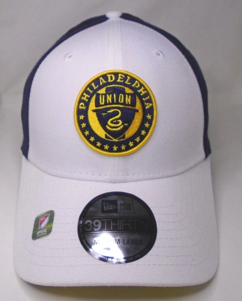 Philadelphia Union Men's New Era 39THIRTY M/L Cap Hat Kick Childhood Cancer - Image 2 of 4