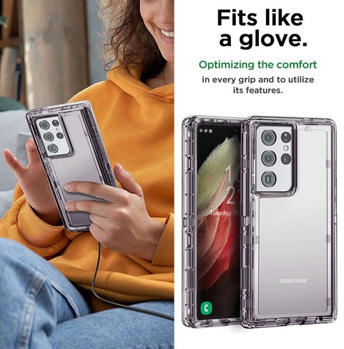 For Samsung Galaxy S20 S21 S22 S23 S24 Note20 Ultra S25+ Case Clear Phone Cover - Picture 3 of 53