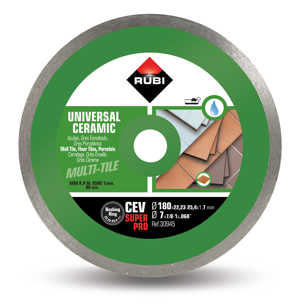 Rubi 30945 Cev 180 Superpro 180Mm Diamond Blade, Grey, 180 Mm - Image 2