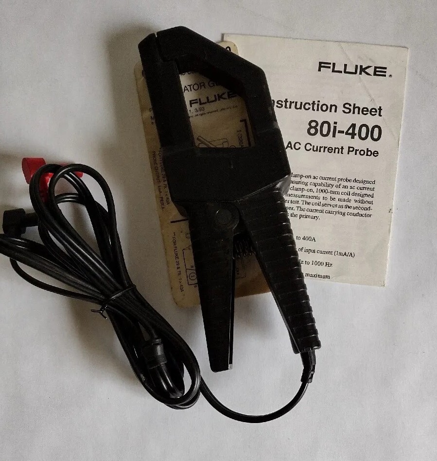 FLUKE 87 III TRUE RMS MULTIMETER / FLUKE 80i400 AC CURRENT PROBE eBay